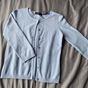 periwinkle blue cardigan